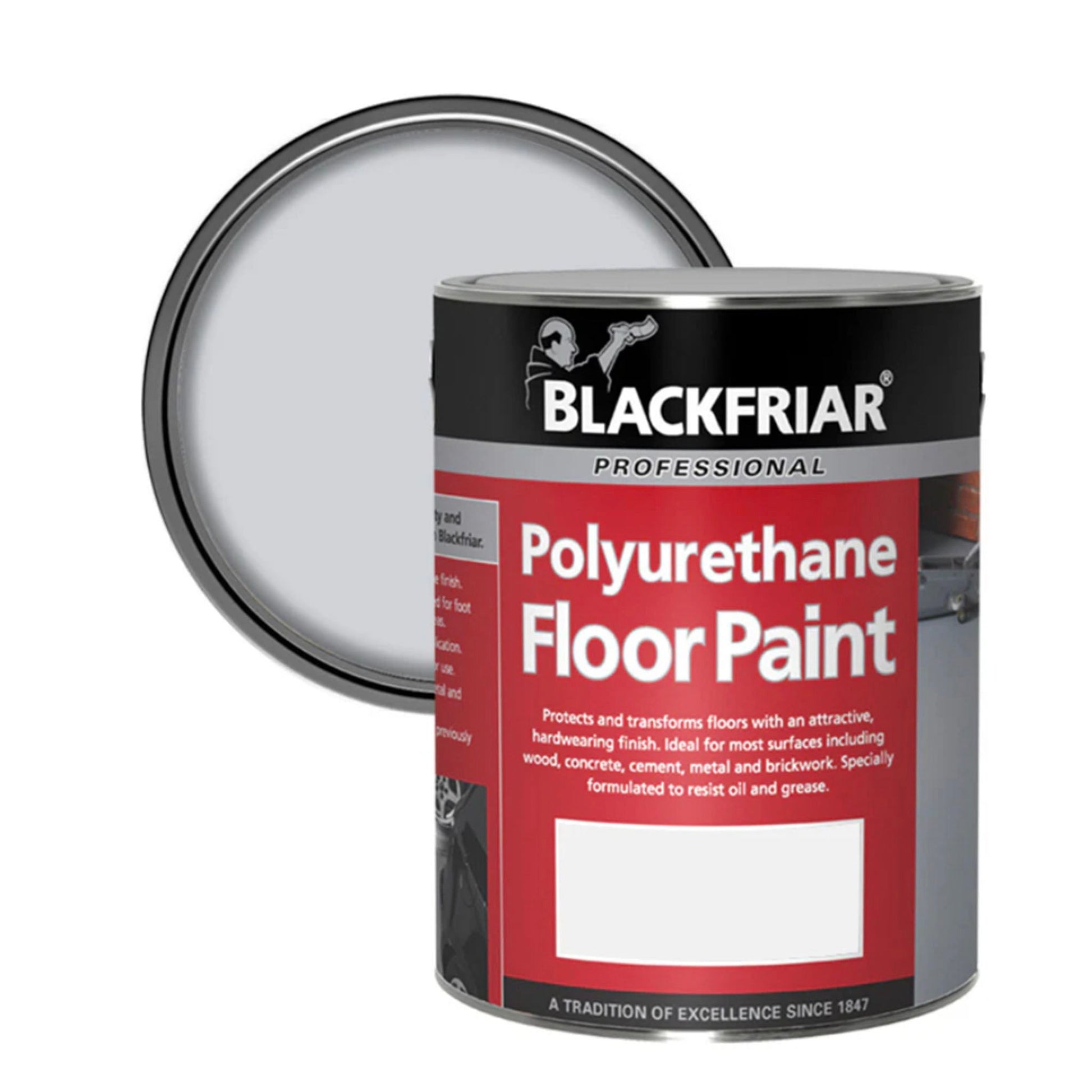 Blackfriar Professional Polyurethane Floor Paint Light Grey