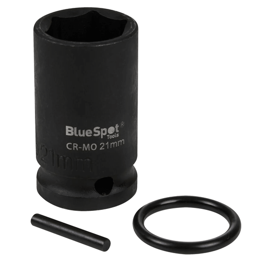 Blue Spot 1/2in Drive Impact Scaffold Socket - 21mm.