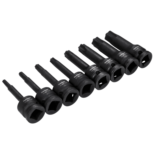 Blue Spot 1/2in Impact Torx Socket Set T30-T80 - 8 Piece