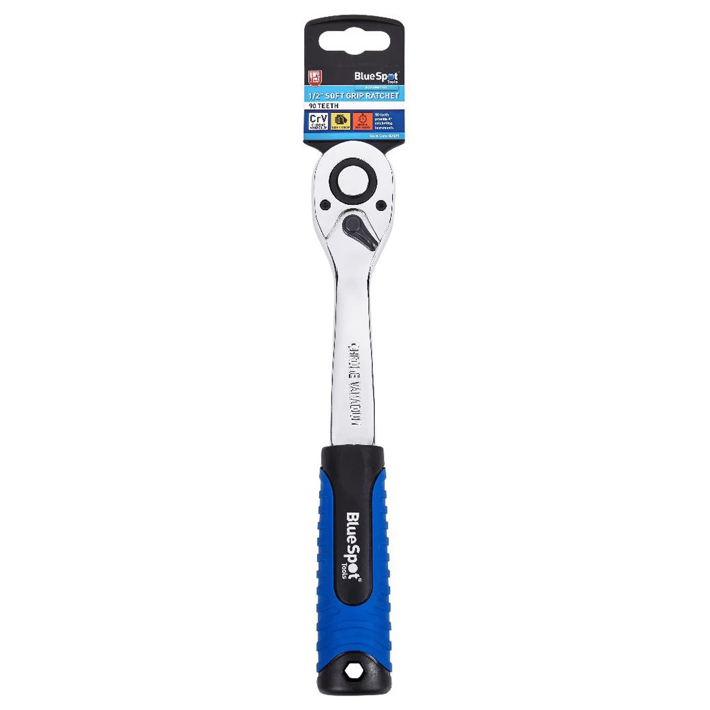 Blue Spot 1/2in Drive Soft Grip Ratchet Quick Release