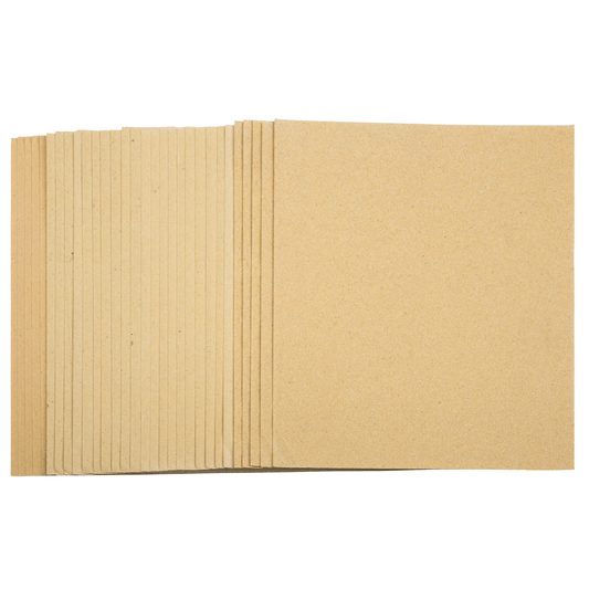 Blue Spot Assorted Sandpaper Sheets - 30 Pack