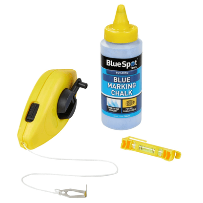 Blue Spot Chalk Line and Mini Level Set.