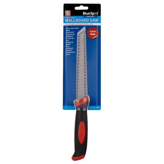 Blue Spot Double Edged Plasterboard Saw 150mm 7 Teeth Per Inch