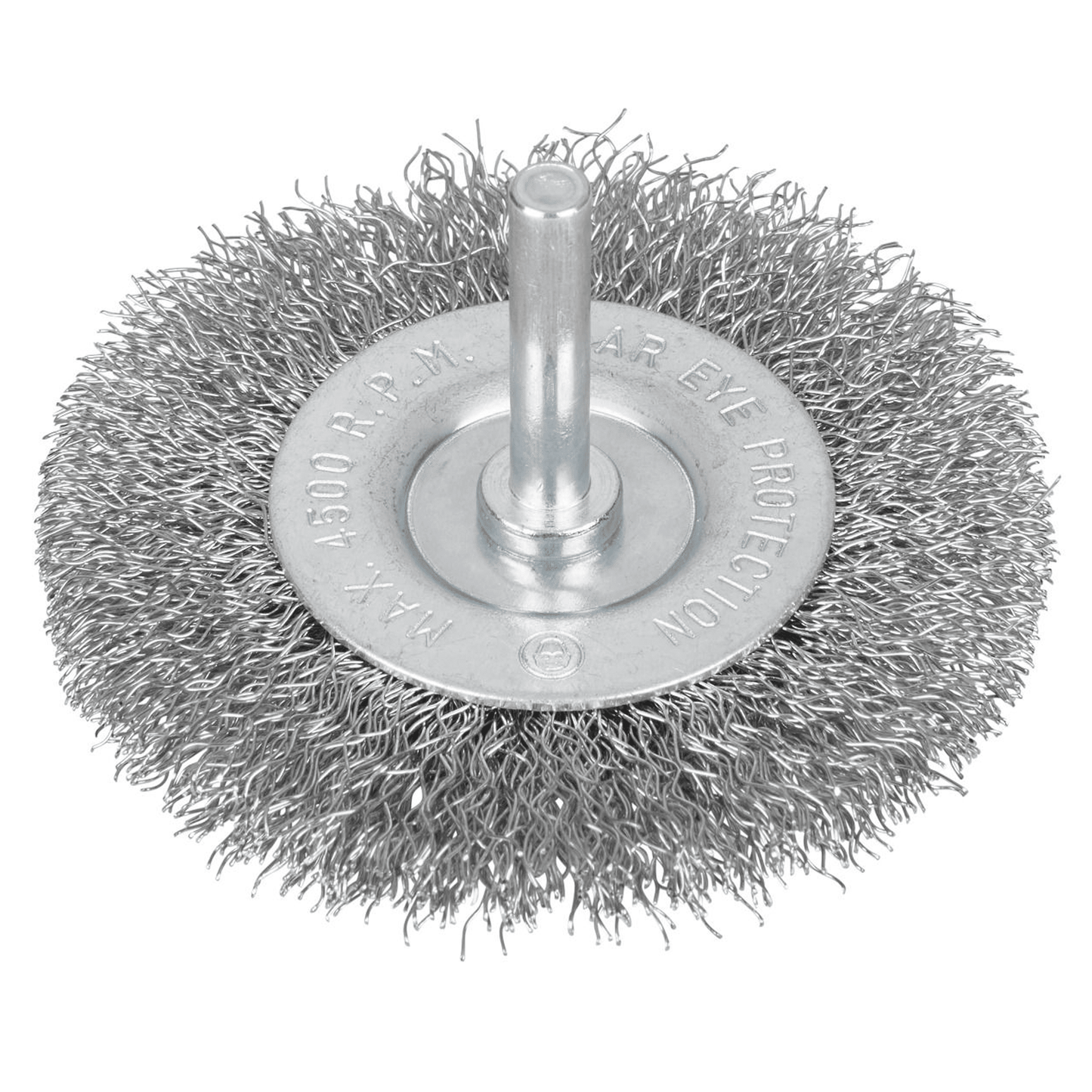 Blue Spot Flat Wire Wheel Brush - 75mm