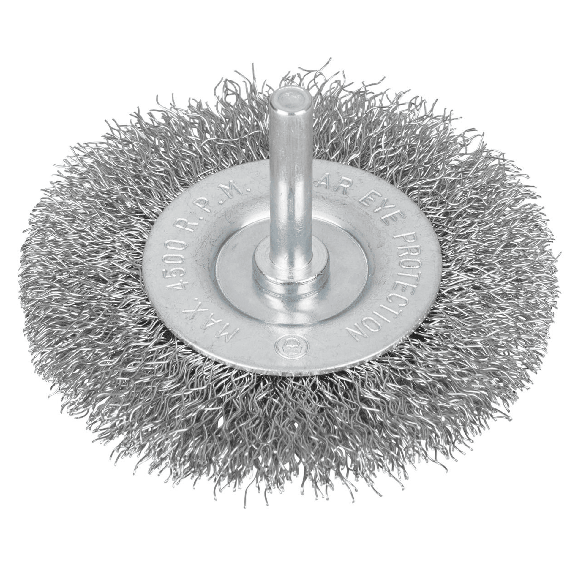 Blue Spot Flat Wire Wheel Brush - 75mm