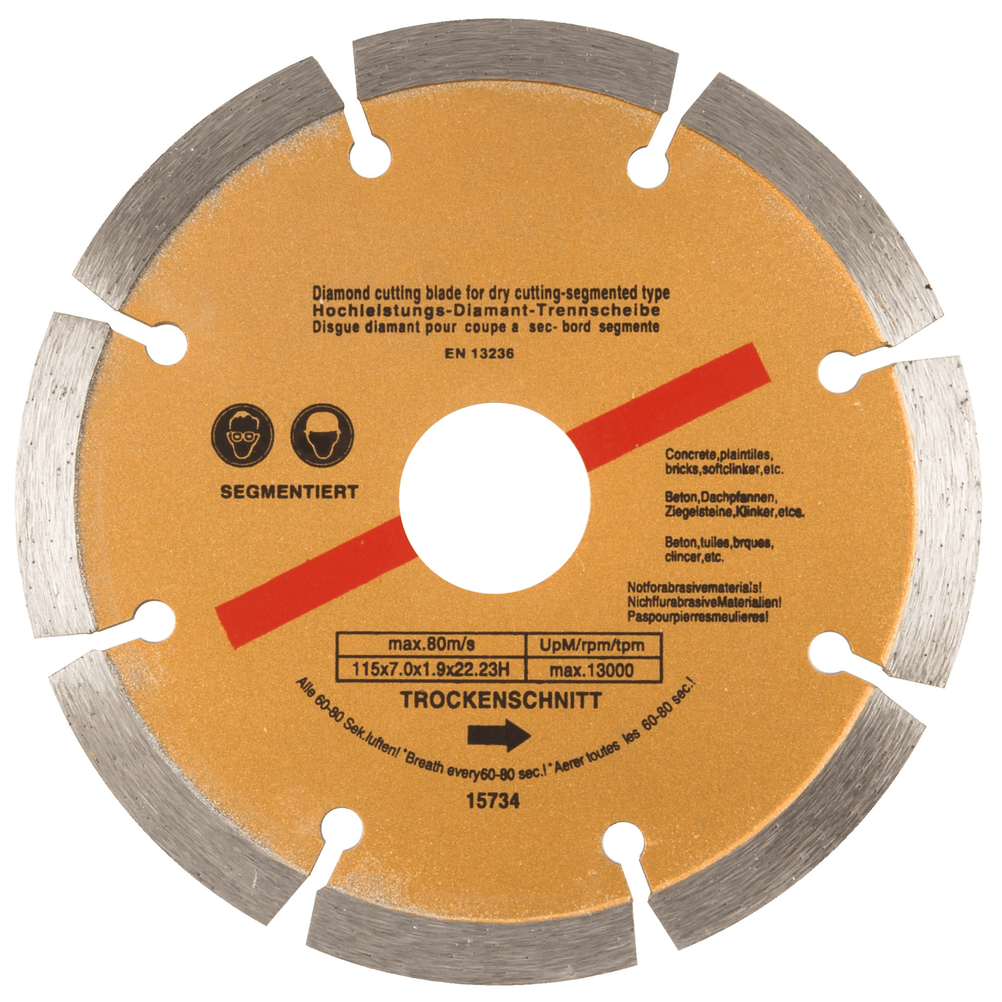 Blue Spot General Purpose Diamond Blade 4 1/2in - 115mm