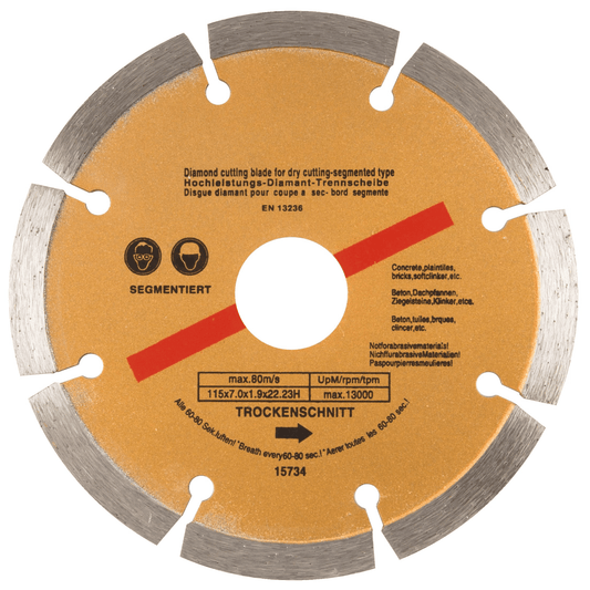 Blue Spot General Purpose Diamond Blade 4 1/2in - 115mm