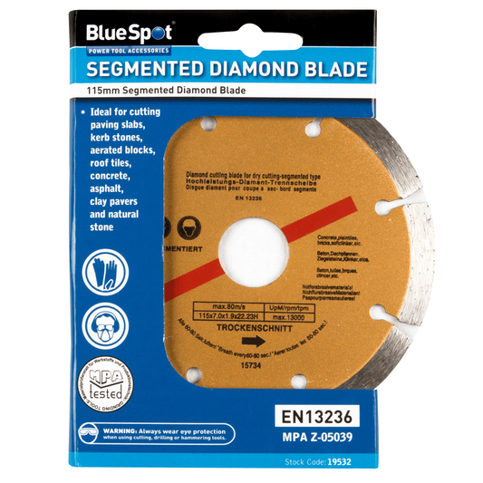Blue 115mm Spot General Purpose Diamond Blade 4 1/2in