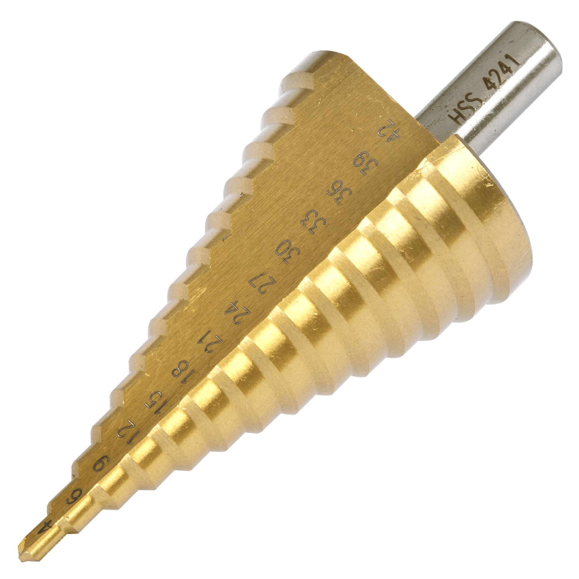 Blue Spot HSS Step Drill - 4mm x 42mm 3mm Step Increments