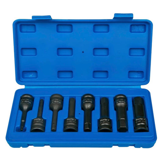Blue Spot Impact Hex Socket Set 8 Piece
