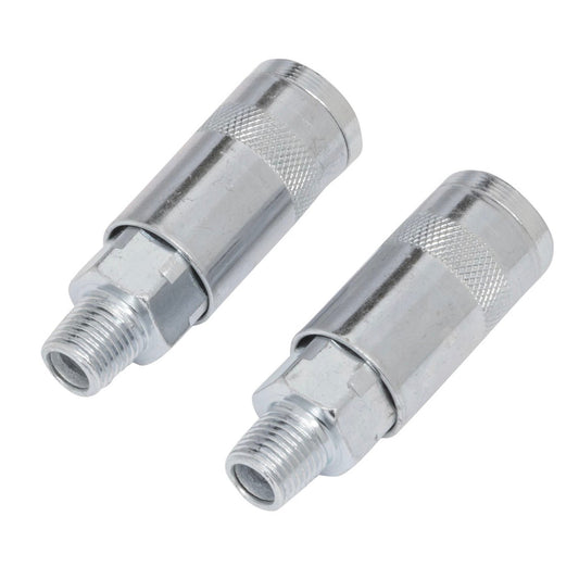 Blue Spot Male Air Couplings 1/4in BSP - 2 Piece - Transtools Online