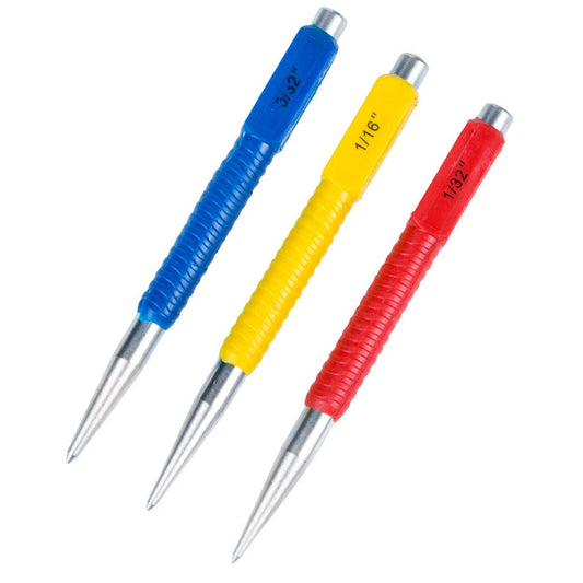 Blue Spot Nail Punch Set - 3 Piece