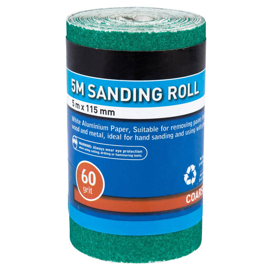 Blue Spot Sanding Roll 115mm x 5m - 60 Grit