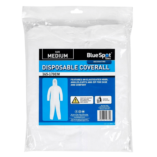 Blue Spot Tools Disposable Coverall - Medium 165-170cm