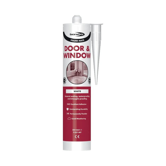 BOND - IT EXTERIOR ACRYLIC DOOR & FRAME SEALANT WHITE - 310ML - Transtools Online