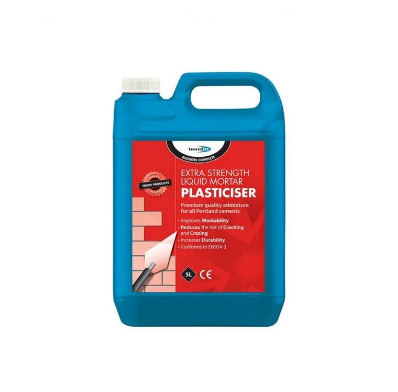 BOND - IT HIGH STRENGTH LIQUID MORTAR PLASTICISER - 5 LITRE - Transtools Online