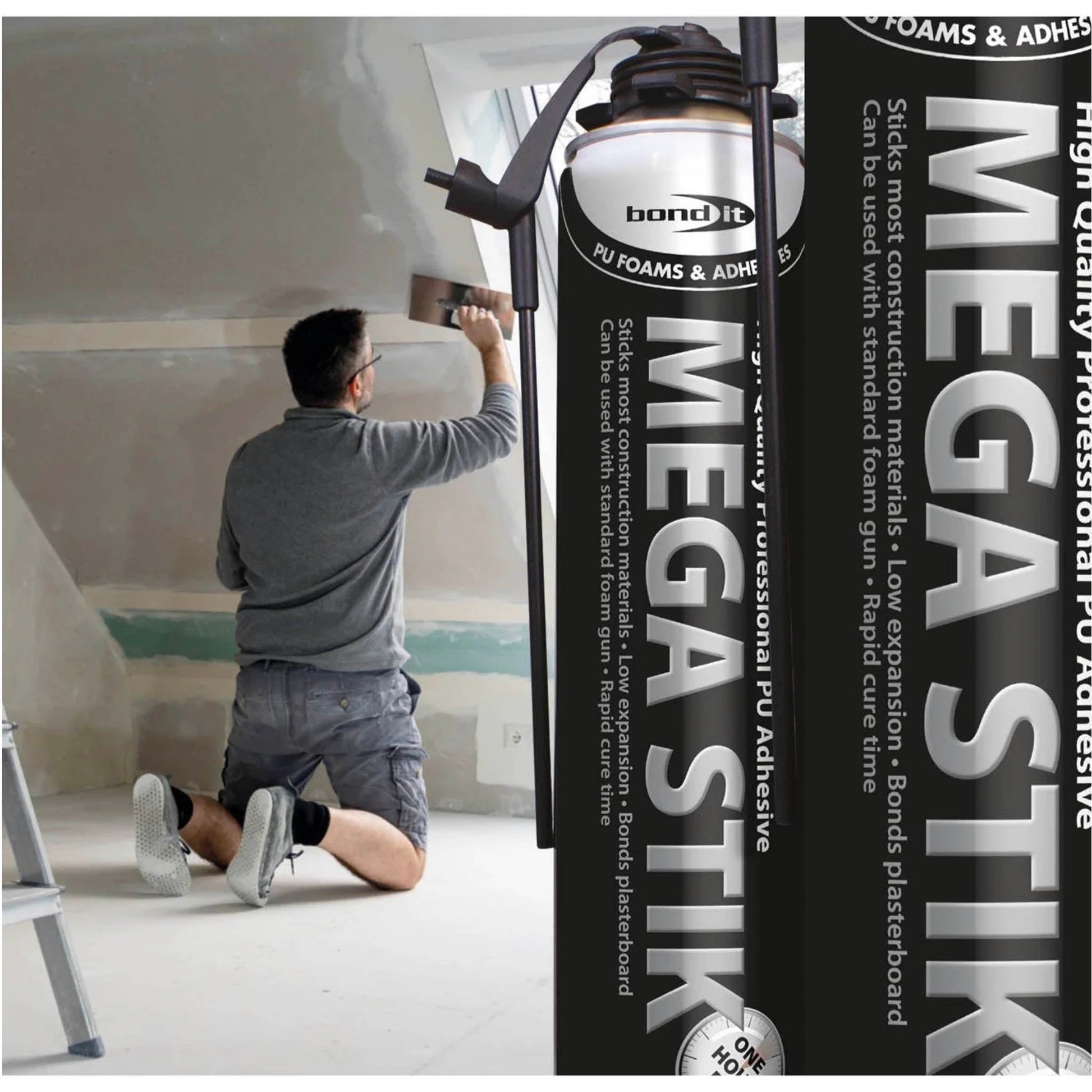 Bond - It Mega Stik PU Board Dry Fix Adhesive 750ml - Transtools Online