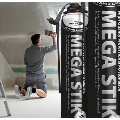 Bond - It Mega Stik PU Board Dry Fix Adhesive 750ml