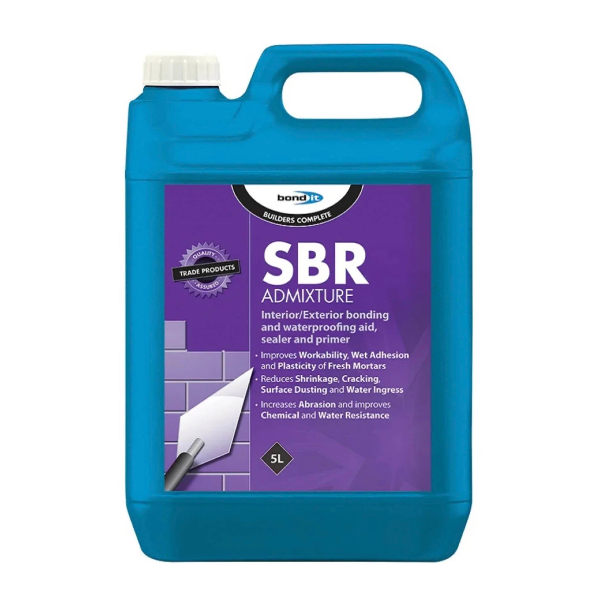 BOND - IT SBR MORTAR ADMIXTURE - 5 LITRE - Transtools Online