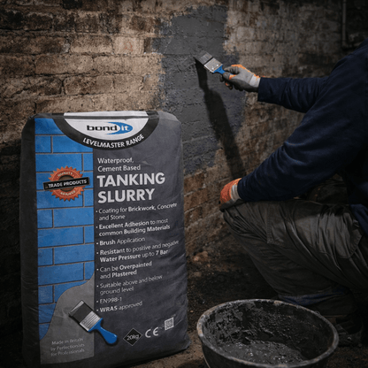 Bond - It Tanking Slurry Grey With Tub - 20kg - Transtools Online