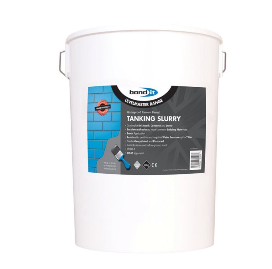 BOND IT TANKING SLURRY WITH TUB GREY - 20KG TUB - Transtools Online