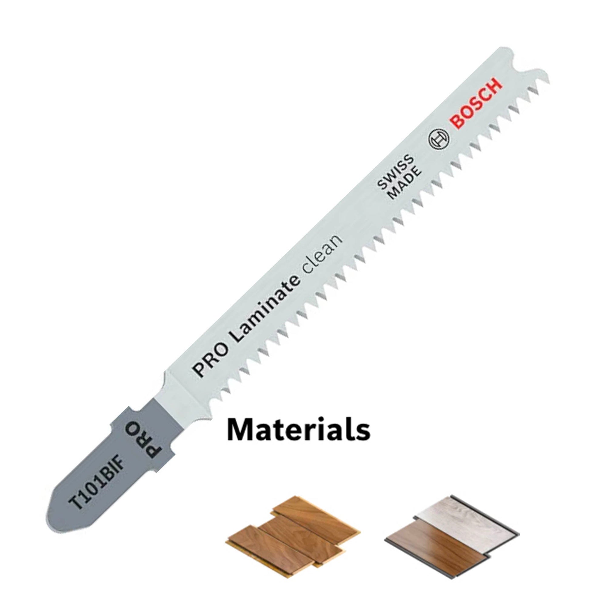 BOSCH T101BIF LAMINATE PRO JIGSAW BLADES - 5 PACK - Transtools Online