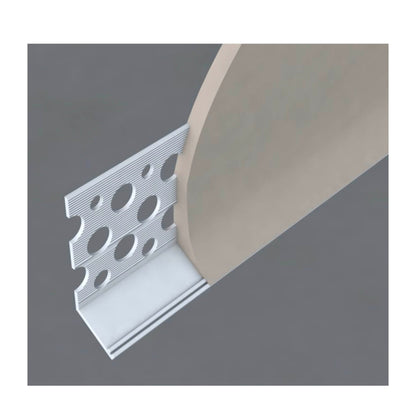 Render Plastic Bell Coat Cast Bead White 10mm x 3 Metre