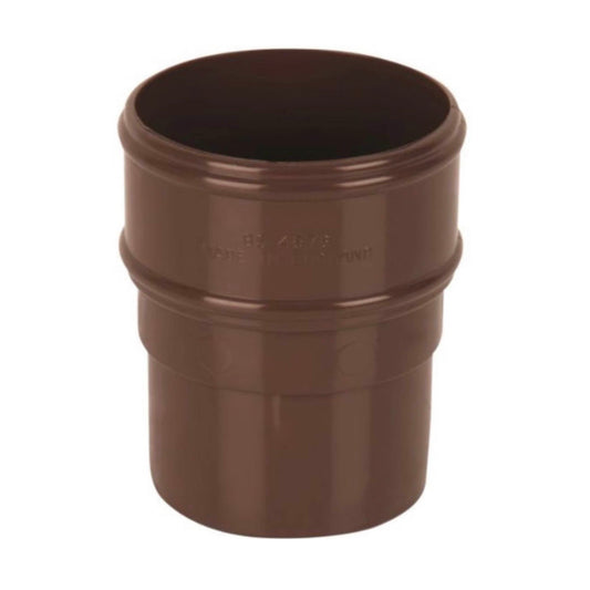 Brown Round Downpipe Socket - Transtools Online