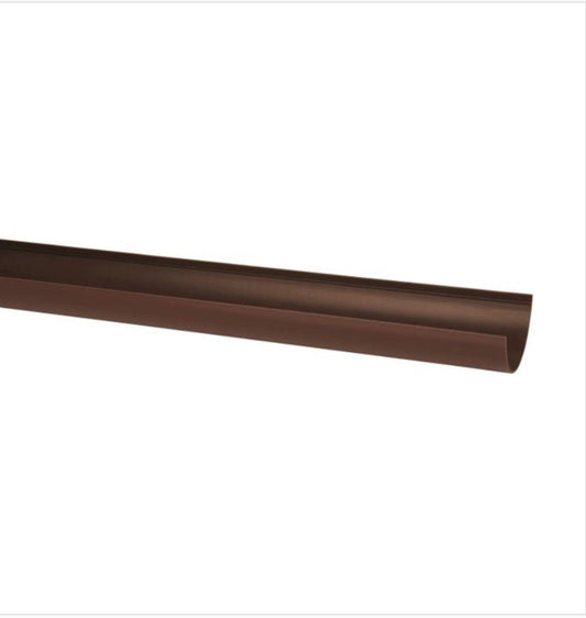 BROWN ROUND GUTTER - 4 METRE - Transtools Online