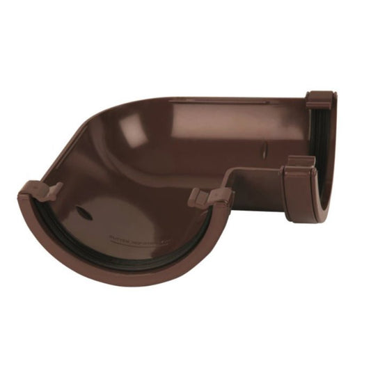 BROWN ROUND GUTTER 90 DEGREE BEND - Transtools Online