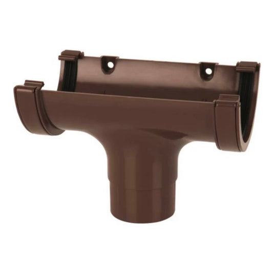 Brown Round Gutter Running Outlet - Transtools Online