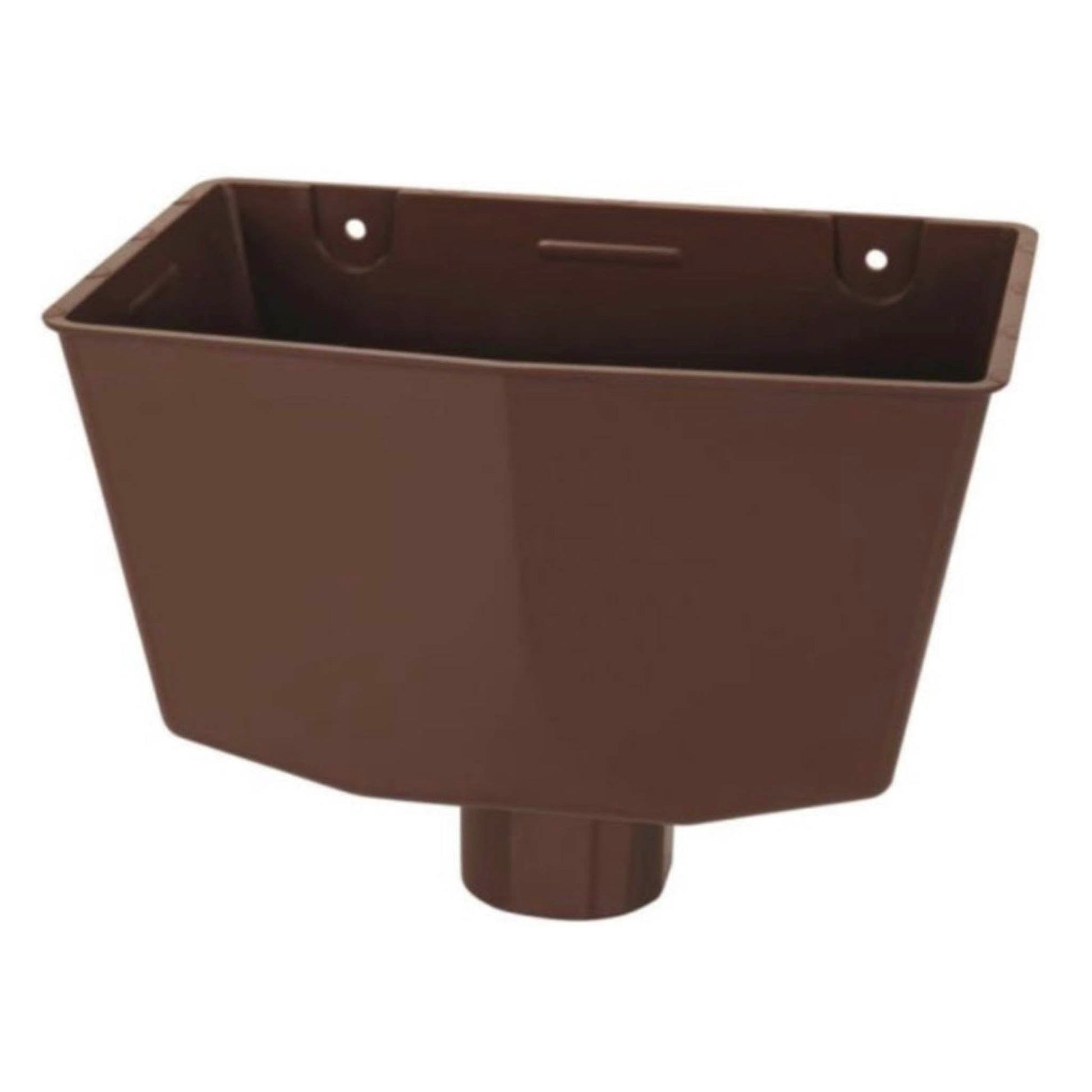 Brown Square And Round Downpipe Hopper