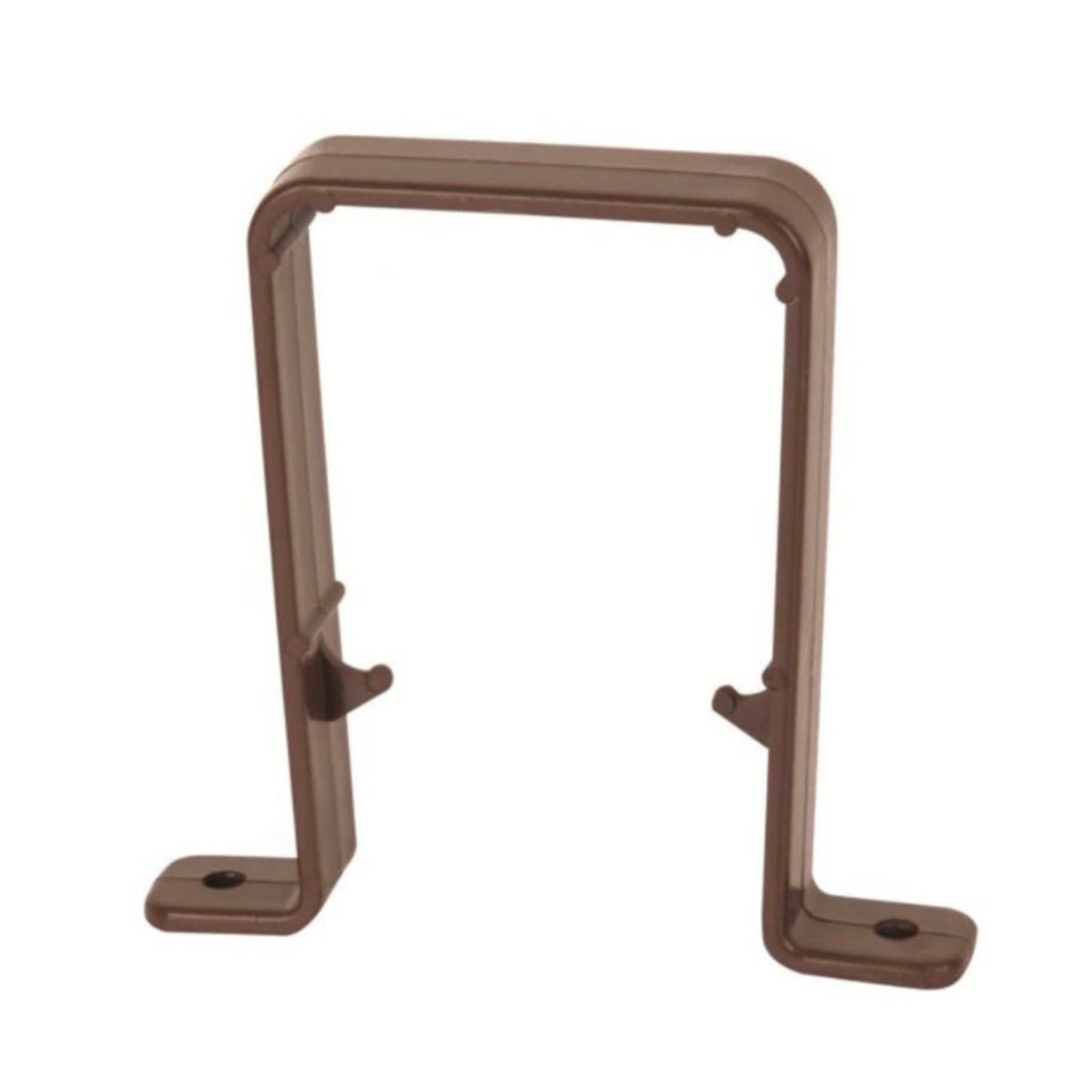 Brown Square Downpipe Clip Bracket - Transtools Online