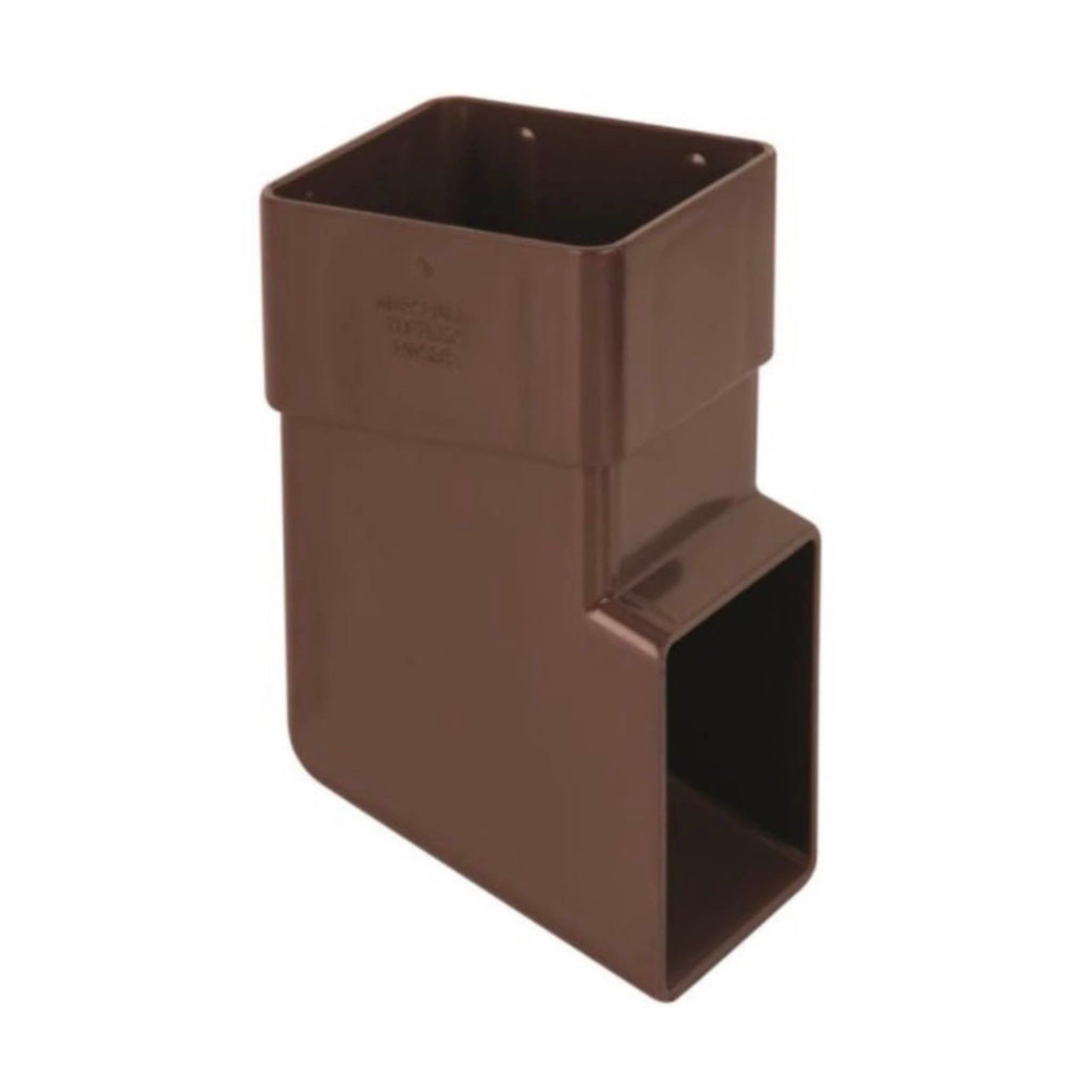 Brown Square Downpipe Shoe