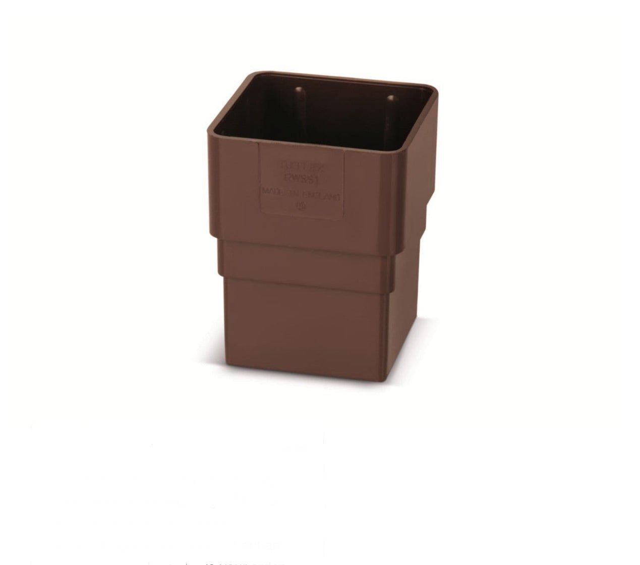 BROWN SQUARE DOWNPIPE SOCKET - Transtools Online