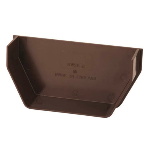 Brown Square Gutter Internal Stop End - Transtools Online