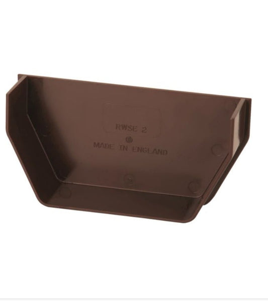 BROWN SQUARE GUTTER INTERNAL STOP END - Transtools Online