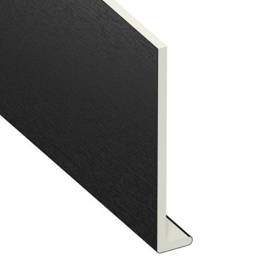 Capping Board Over Fascia Black Ash Woodgrain 300mm x 10mm - 5 Metre - Transtools Online