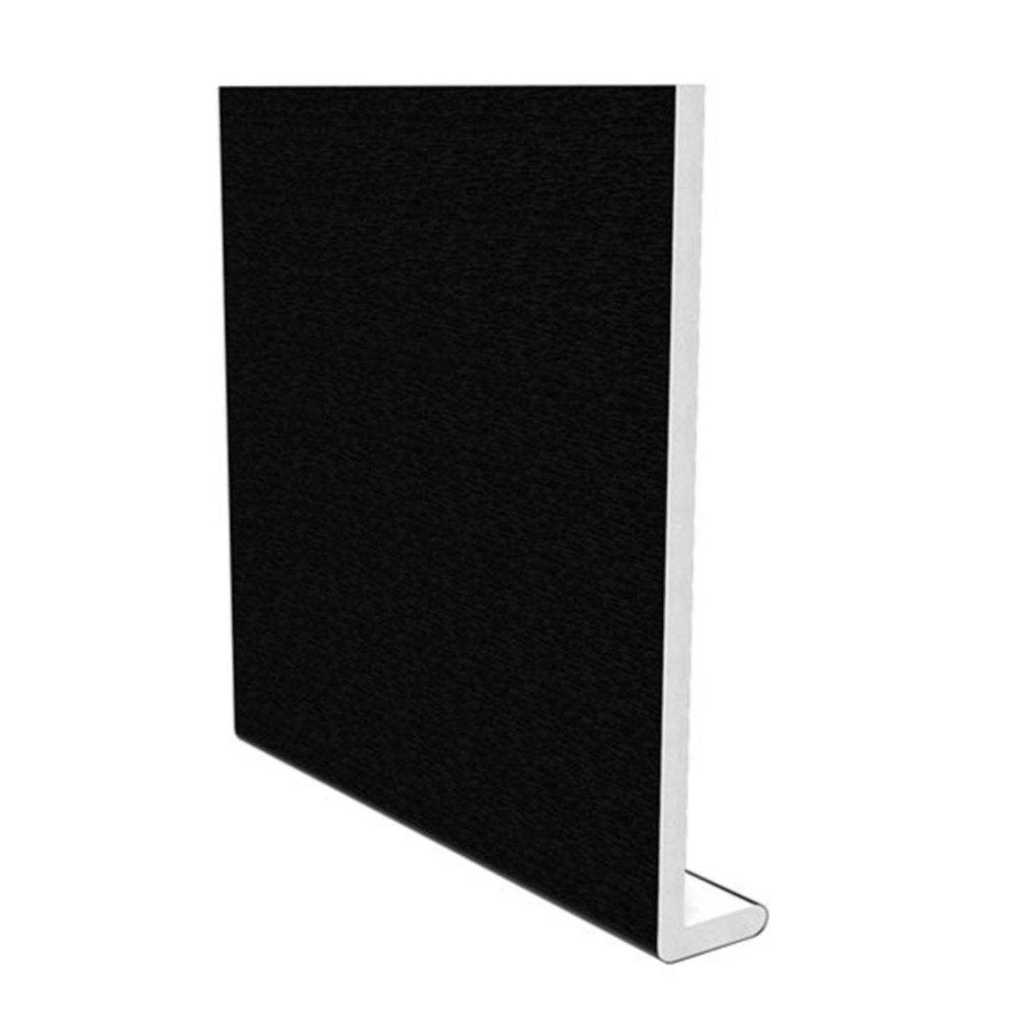 Capping Board Over Fascia Black Gloss 410mm x 10mm - 5 Metre - Transtools Online