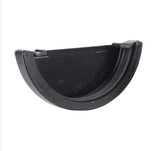 CAST IRON EFFECT GUTTER ROUND EXTERNAL STOP END - Transtools Online
