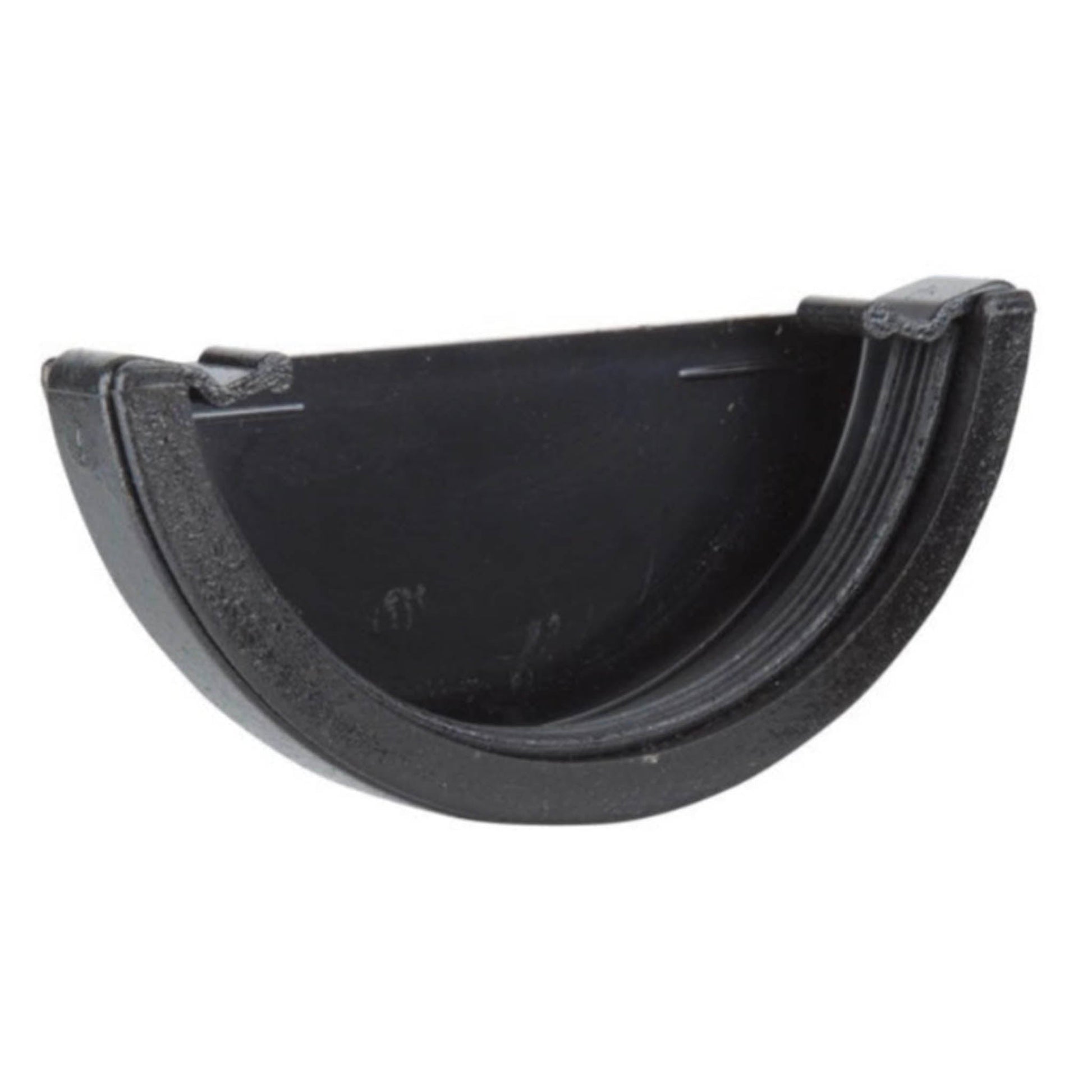 Cast Iron Effect Gutter Round External Stop End - Transtools Online