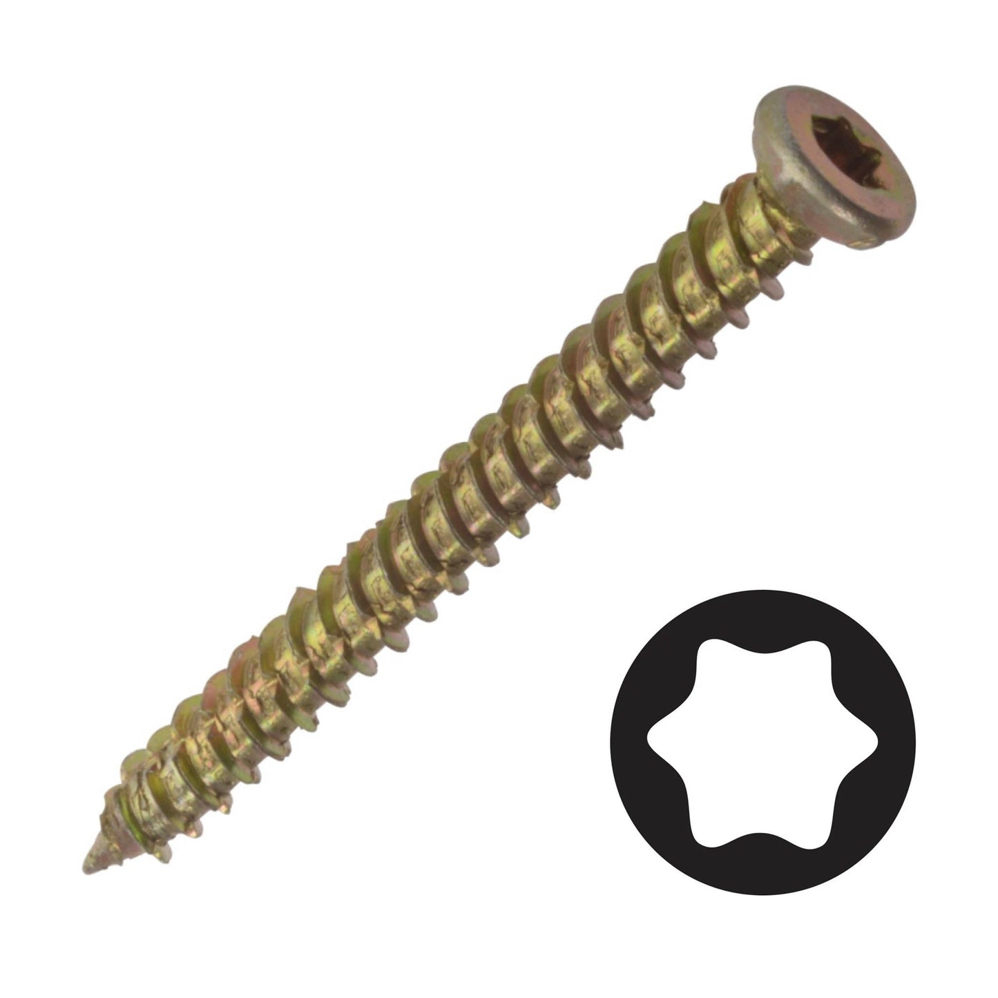 Concrete Masonry Frame Fixing Screws - 10 Pack