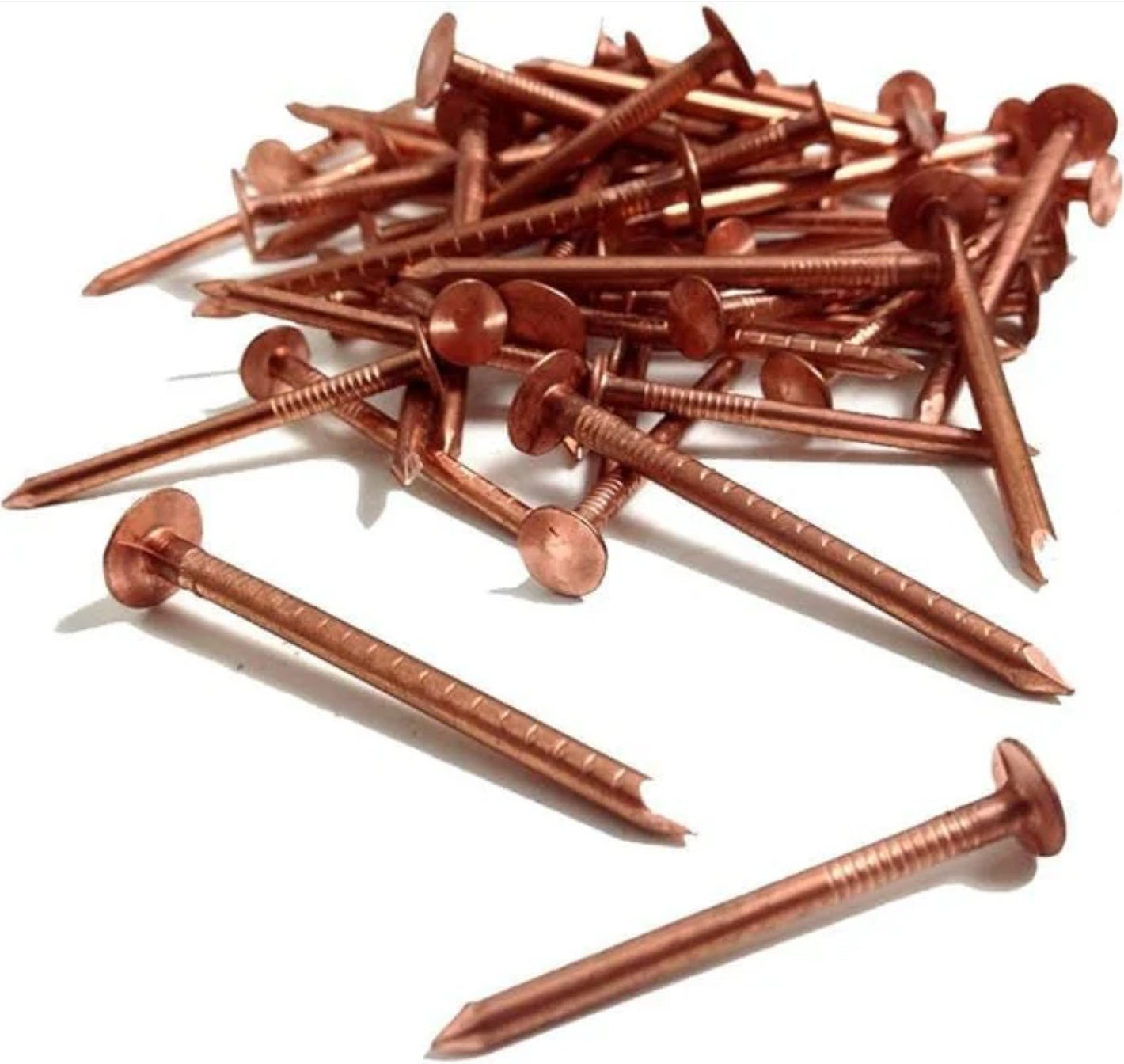 COPPER CLOUT ROOFING NAILS 35MM X 2.65MM - 1KG - Transtools Online