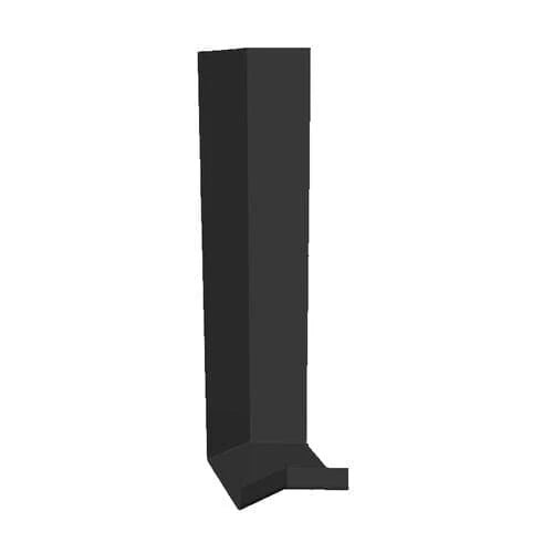 CORNER EXTERNAL BAY BLACK SMOOTH 135 DEGREE - 300MM / 12IN - Transtools Online