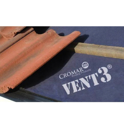 Cromar Breathable Membrane Felt Blue Vent 3 135gm 1.5 Metre x 50 Metre