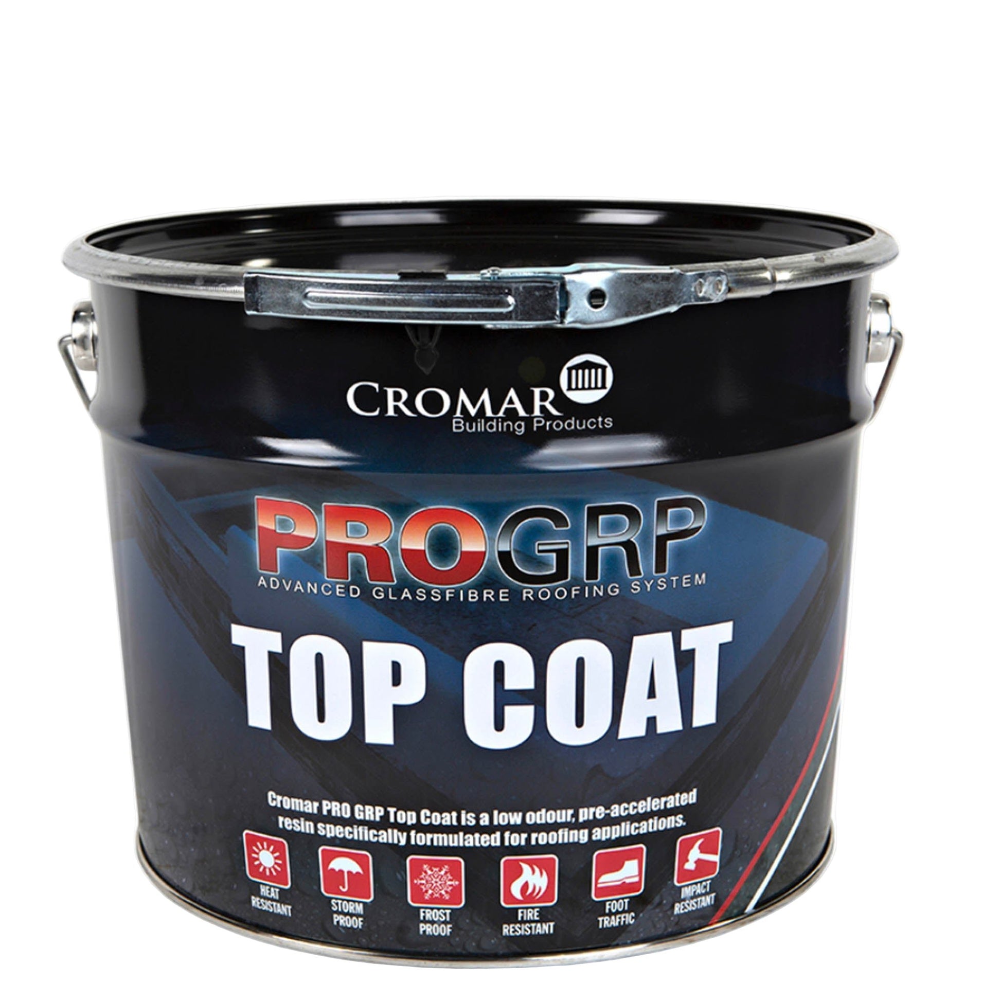 Cromar Pro GRP Top Coat Dark Grey 10kg