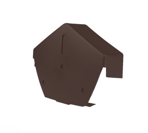 CROMAR UNIVERSAL DRY VERGE ANGLED CENTRE CAP - BROWN - Transtools Online