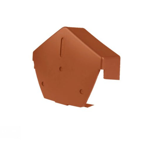 CROMAR UNIVERSAL DRY VERGE ANGLED CENTRE CAP - TERRACOTTA - Transtools Online