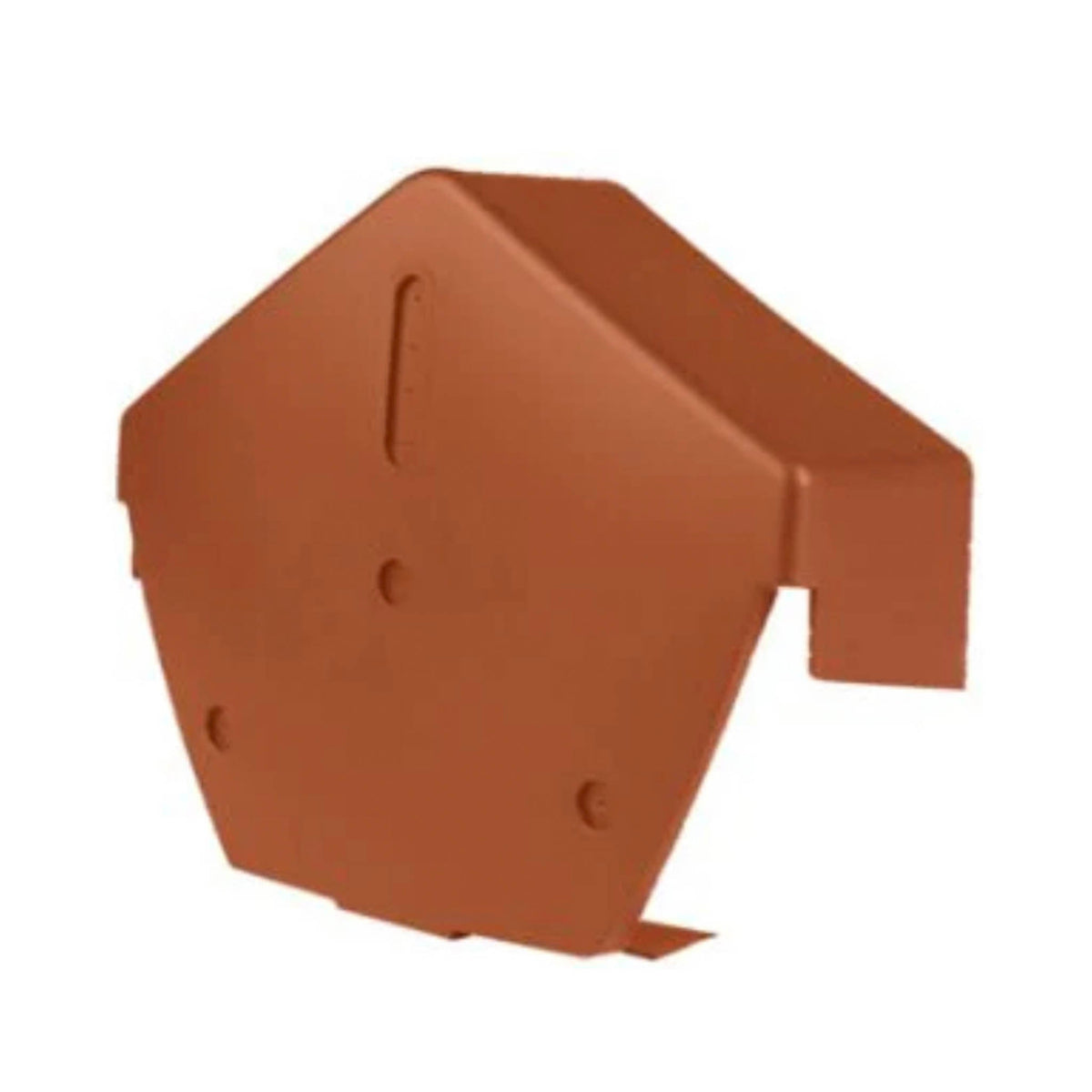 Cromar Ridge Kit Cromar Universal Dry Verge Angled Centre Cap - Terracotta Brown