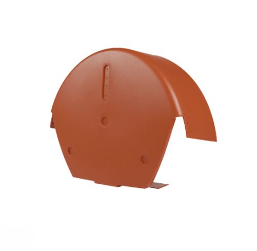 CROMAR UNIVERSAL DRY VERGE ROUND CENTRE CAP - TERRACOTTA - Transtools Online